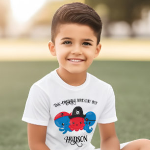 T-shirt Pour Les Tous Petits "Qu'est-ce que Kraken" Anniversaire Enfant Pieuvre
