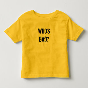 T-shirt Pour Les Tous Petits Qui est Mauvais ?
