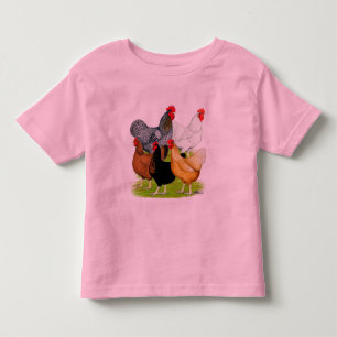 T-shirt Pour Les Tous Petits Quintette de poulet liée au sexe