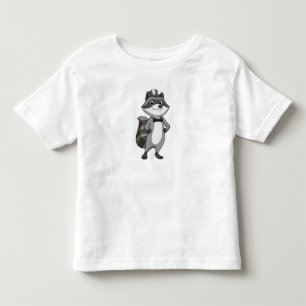 T-shirt Pour Les Tous Petits Racoon comme groom avec Cravate