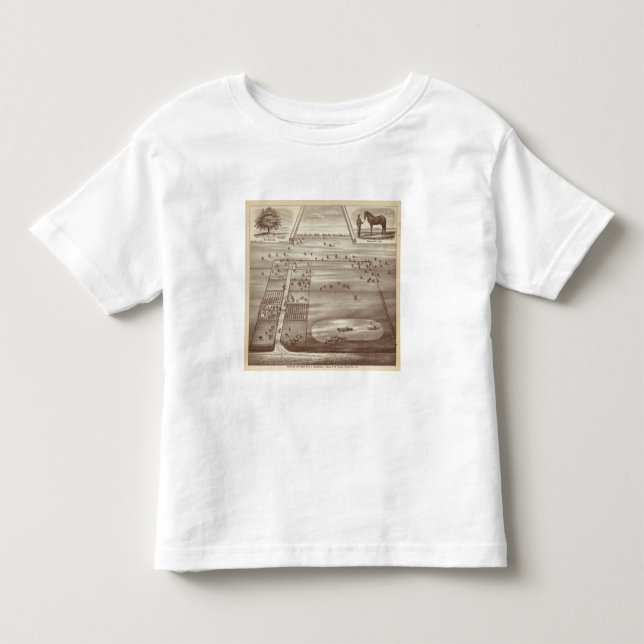T-shirt Pour Les Tous Petits Ranch d'Oakdale (Devant)