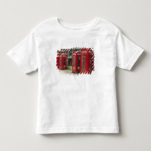 T-shirt Pour Les Tous Petits Rangée de cabines téléphoniques à l'arrière du Roy