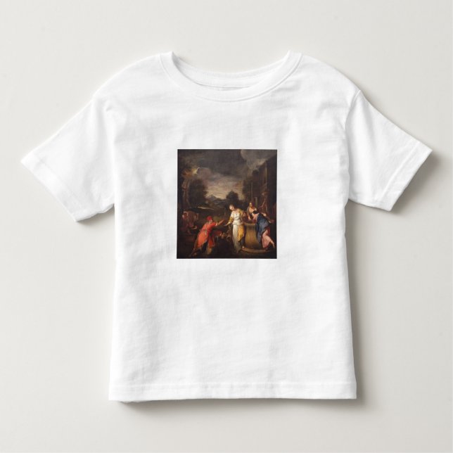 T-shirt Pour Les Tous Petits Rebecca au puits (Devant)