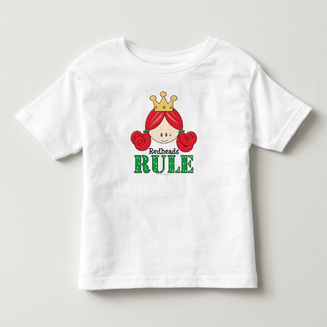 T-shirt Pour Les Tous Petits Redheads Règle Toddler Ted Tid Ted (Devant)