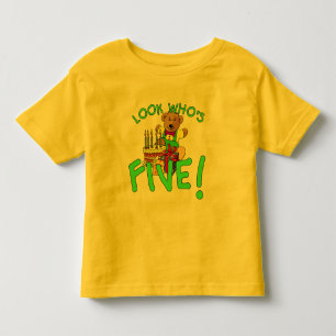 T-shirt Pour Les Tous Petits Regardez qui est cinq années !