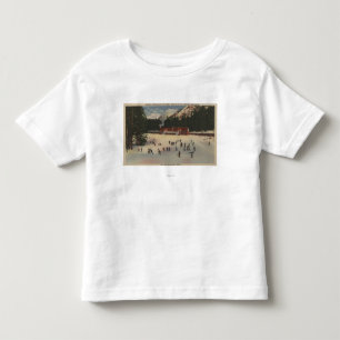 T-shirt Pour Les Tous Petits Région de ski de Snoqualmie, WA - vue de ski