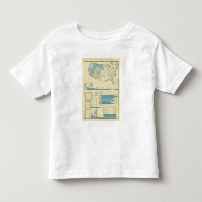 T-shirt Pour Les Tous Petits Régions d'extraction de l'or (Devant)