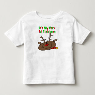 T-shirt Pour Les Tous Petits Reindeer Très 1er Noël