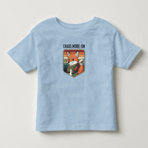 T-shirt Pour Les Tous Petits Renard en colère mignon