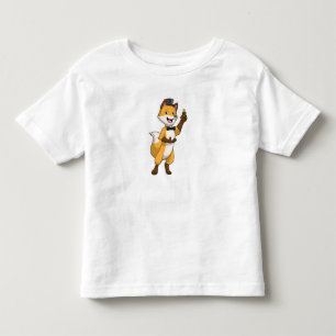 T-shirt Pour Les Tous Petits Renard en marié avec alliance