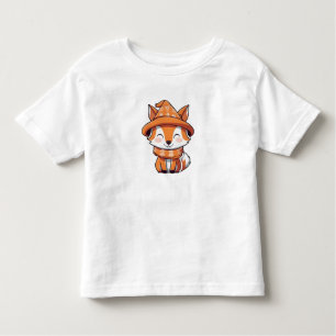 T-shirt Pour Les Tous Petits renard mignon