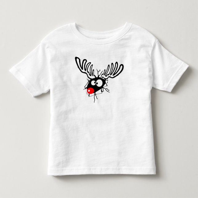 T-shirt Pour Les Tous Petits Renard rouge fou (Devant)