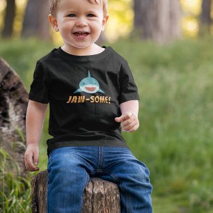 T-shirt Pour Les Tous Petits Requin "Jaw-some"
