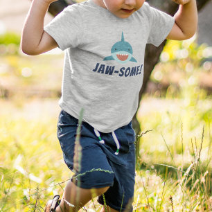 T-shirt Pour Les Tous Petits Requin "Jaw-some"