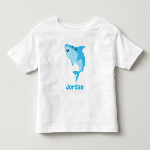 T-shirt Pour Les Tous Petits Requin Sous La Mer Cute Personnalisé