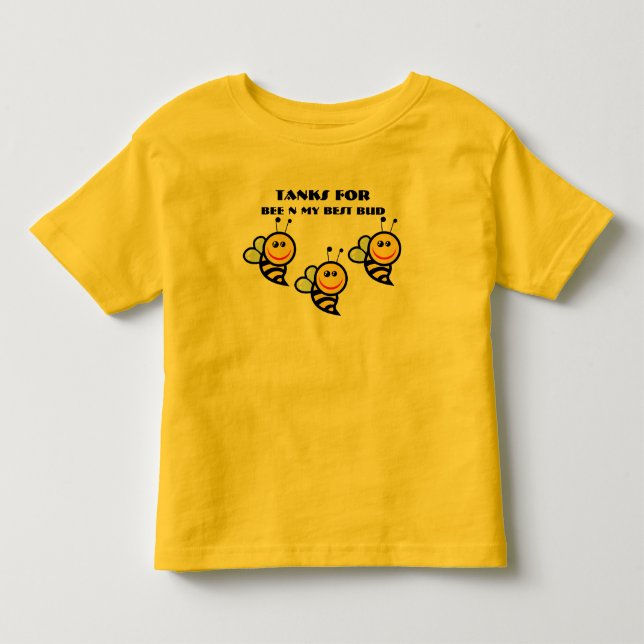 T-shirt Pour Les Tous Petits Réservoirs, meilleur ami - (Devant)