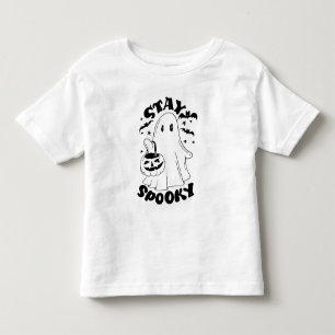 T-shirt Pour Les Tous Petits Restez Éffrayant