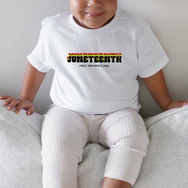 T-shirt Pour Les Tous Petits Retro Junetten Free-Ish depuis 1865 (Créateur téléchargé)