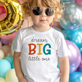 T-shirt Pour Les Tous Petits Rêve Grand Petit | Positivité Colorée