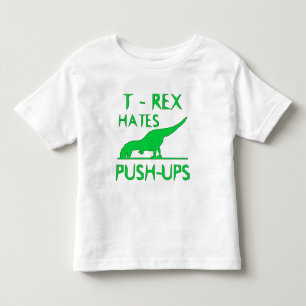 T-shirt Pour Les Tous Petits REX de T DÉTESTE la conception drôle de Dino de