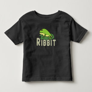 T-shirt Pour Les Tous Petits Ribbit de grenouille amusant