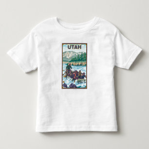 T-shirt Pour Les Tous Petits Rivière RaftingUtah