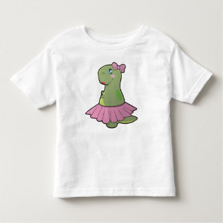 T-shirt Pour Les Tous Petits Robe de T-Rex de dinosaure de filles d'enfant en