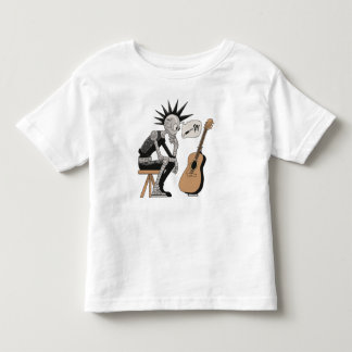 T-shirt Pour Les Tous Petits Robot de musique confus