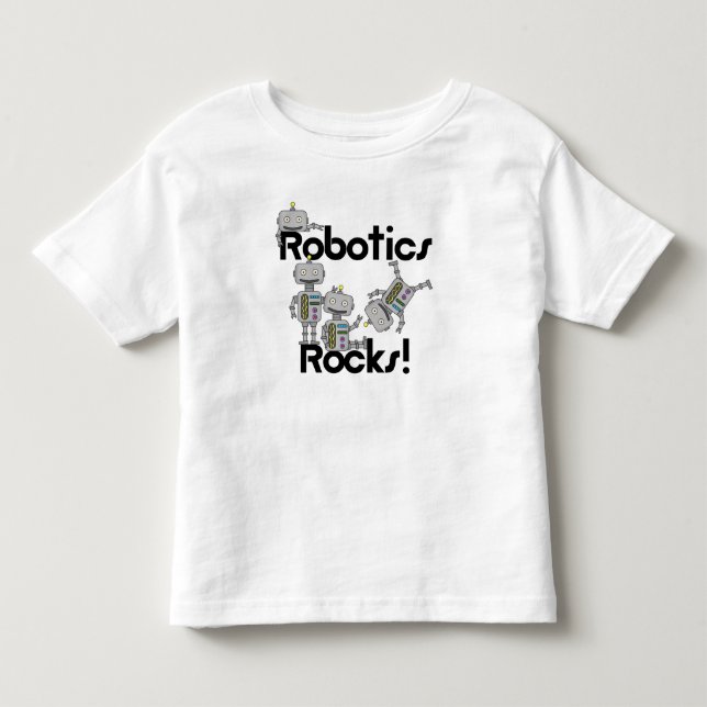 T-shirt Pour Les Tous Petits Roches de robotique (Devant)