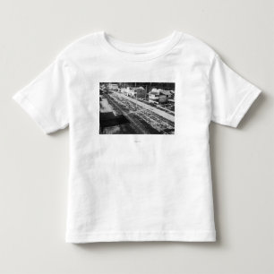 T-shirt Pour Les Tous Petits Rockaway, plage et rue principale Photograp de