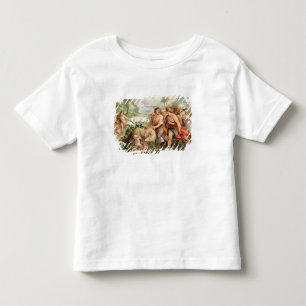 T-shirt Pour Les Tous Petits Romulus a allaité par le -loup