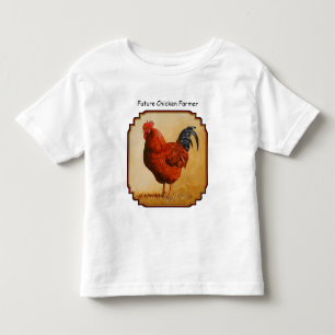 T-shirt Pour Les Tous Petits Rooster chicken de Rhode Island
