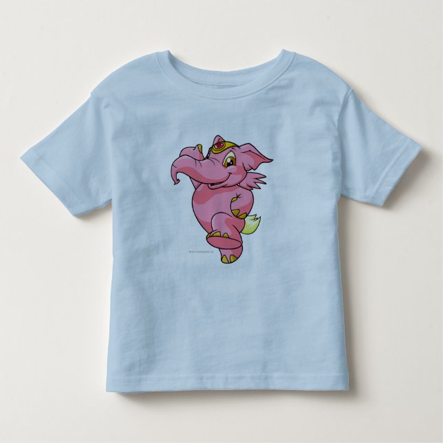 T-shirt Pour Les Tous Petits Rose d'Elephante (Devant)