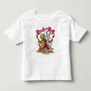 T-shirt Pour Les Tous Petits Roulement de reptile et de lièvre