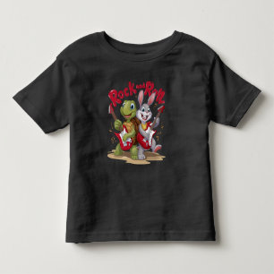 T-shirt Pour Les Tous Petits Roulement de reptile et de lièvre