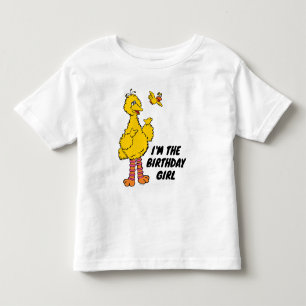 T-shirt Pour Les Tous Petits Rue Sésame   Big Bird & Little Bird