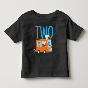 T-shirt Pour Les Tous Petits Rue Sésame   Camion de Nourriture de Cookie Monste