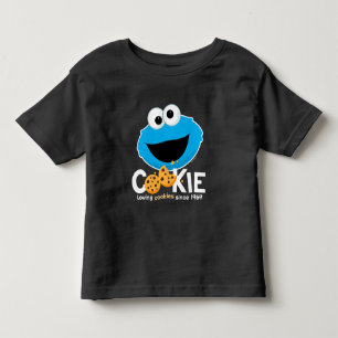 T-shirt Pour Les Tous Petits Rue Sésame   Cookie Monster Lookies