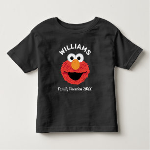 T-shirt Pour Les Tous Petits Rue Sésame   Elmo Famille Vacances