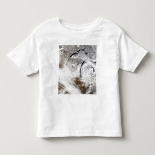 T-shirt Pour Les Tous Petits Rues de nuage au-dessus du lac Supérieur et de la