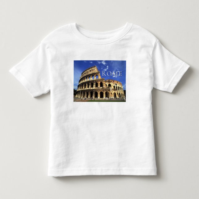 T-shirt Pour Les Tous Petits Ruines célèbres du Colisée | Rome Italie (Devant)