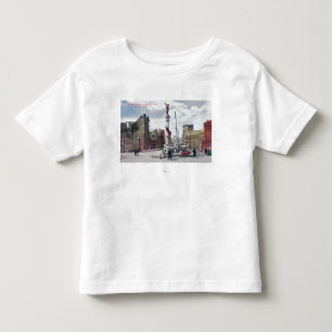 T-shirt Pour Les Tous Petits Ruines le long de la rue Mason, Statut des Carrés