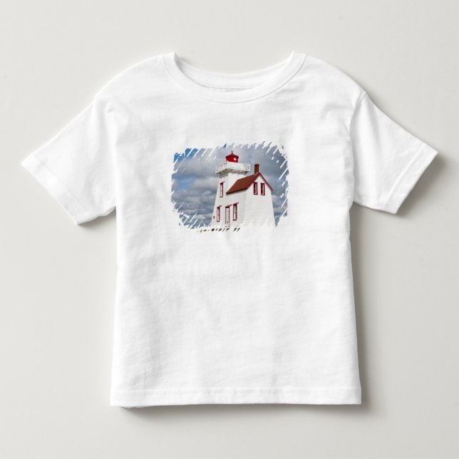 T-shirt Pour Les Tous Petits Rustico Harbour, Île-du-Prince-Édouard. (Devant)