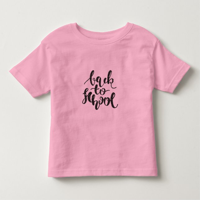 T-shirt Pour Les Tous Petits Rustique de retour à l'école (Devant)