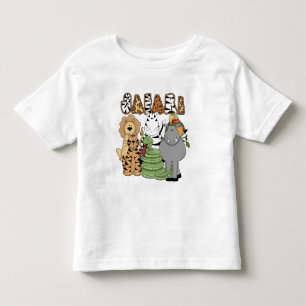 T-shirt Pour Les Tous Petits Safari animal