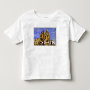 T-shirt Pour Les Tous Petits Sagrada Familia   Barcelone, Espagne
