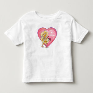 T-shirt Pour Les Tous Petits Saint-Valentin au poulet