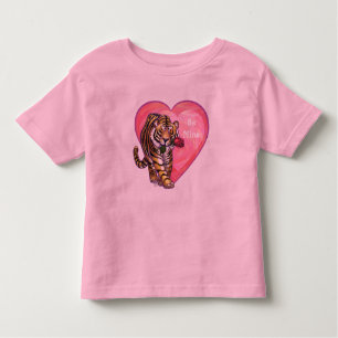 T-shirt Pour Les Tous Petits Saint Valentin de Tigre