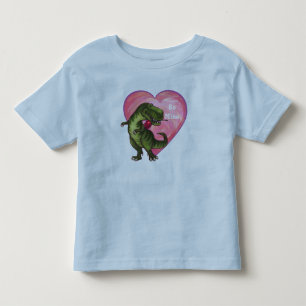 T-shirt Pour Les Tous Petits Saint Valentin Tyrannosaurus