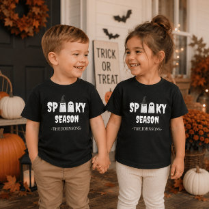 T-shirt Pour Les Tous Petits Saison Effrayante – Tenue de Halloween Mignonne